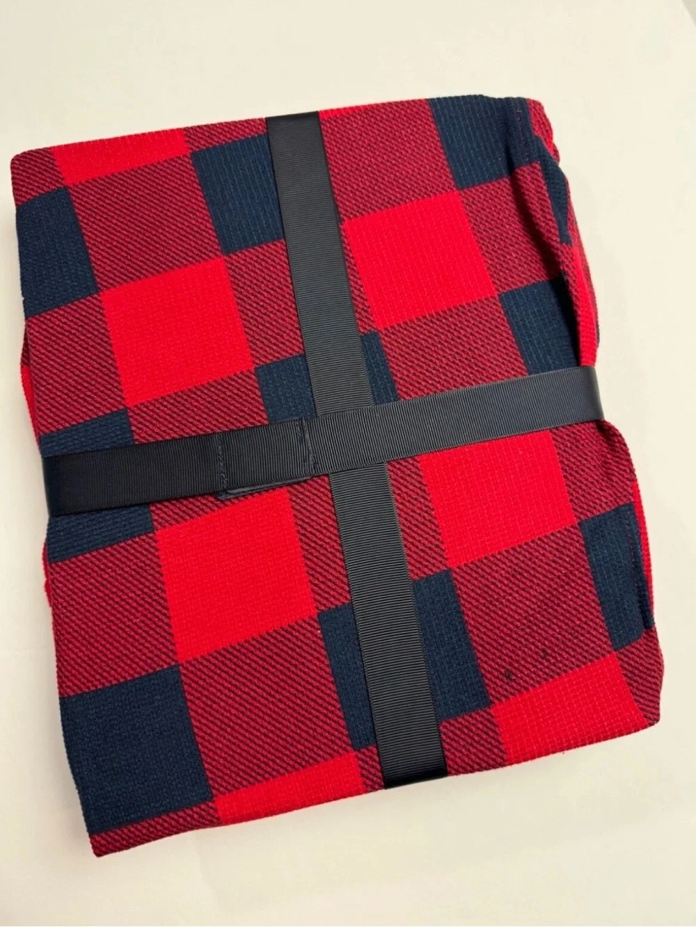 Nautica Men's PJ Set - Red & Navy Buffalo Check XL